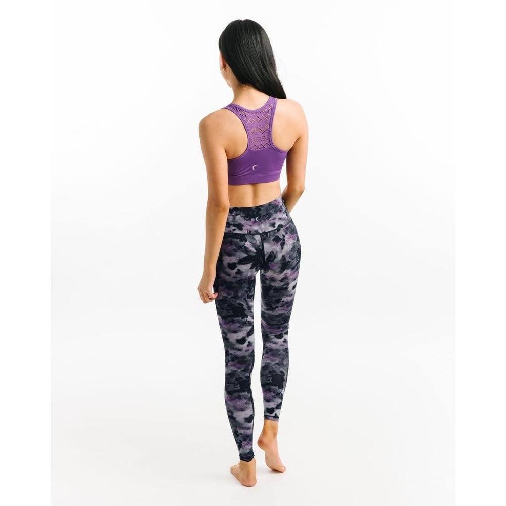 Zyia Floral Watercolor Soft n Snug Hi-rise Legging Sz 6-8 - Picture 4 of 9
